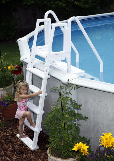 easy pool step with ladder